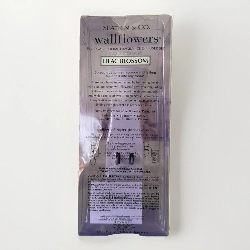 Slatkin & Co. Wallflowers Plug‎ In Fragrance Lilac Blossom